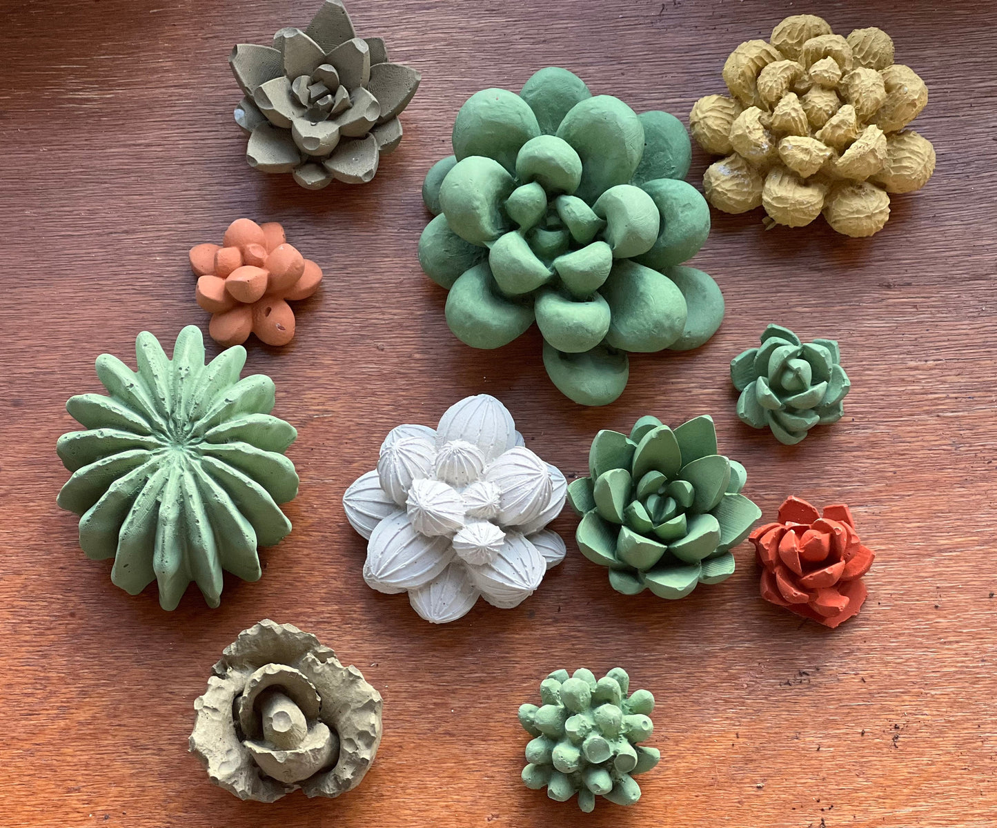Cement Succulent (15) plants | Flowers | fake plants | Succulent | Fairy planter | Cement Decor | Cactus | Fake Flowers | Garden | Gift