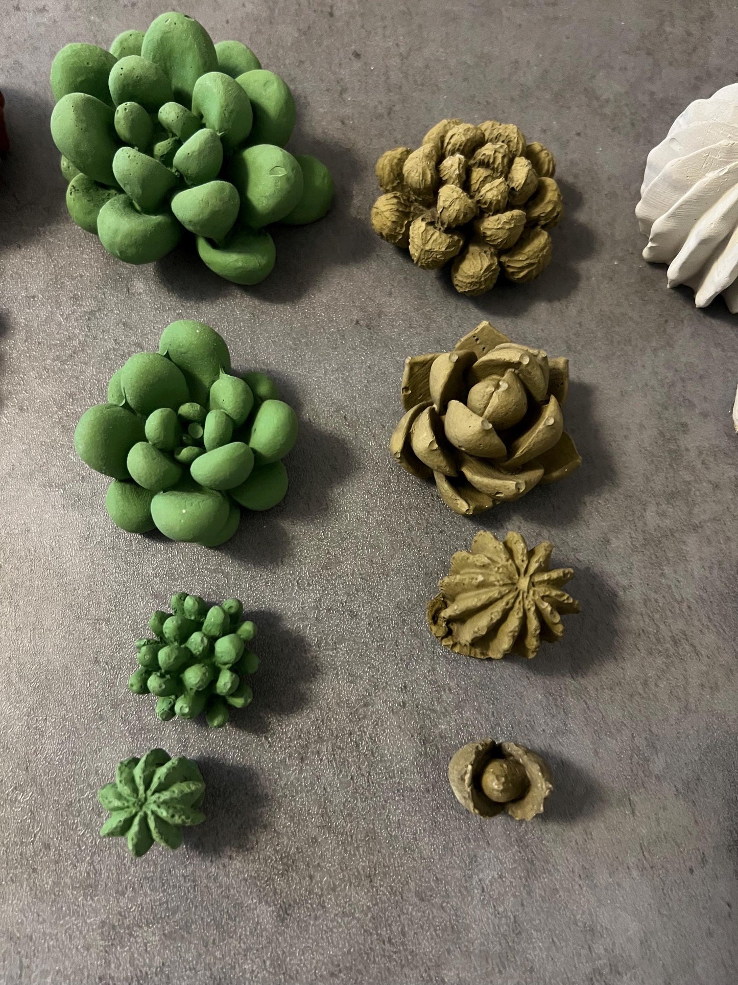 Cement Succulent (15) plants | Flowers | fake plants | Succulent | Fairy planter | Cement Decor | Cactus | Fake Flowers | Garden | Gift