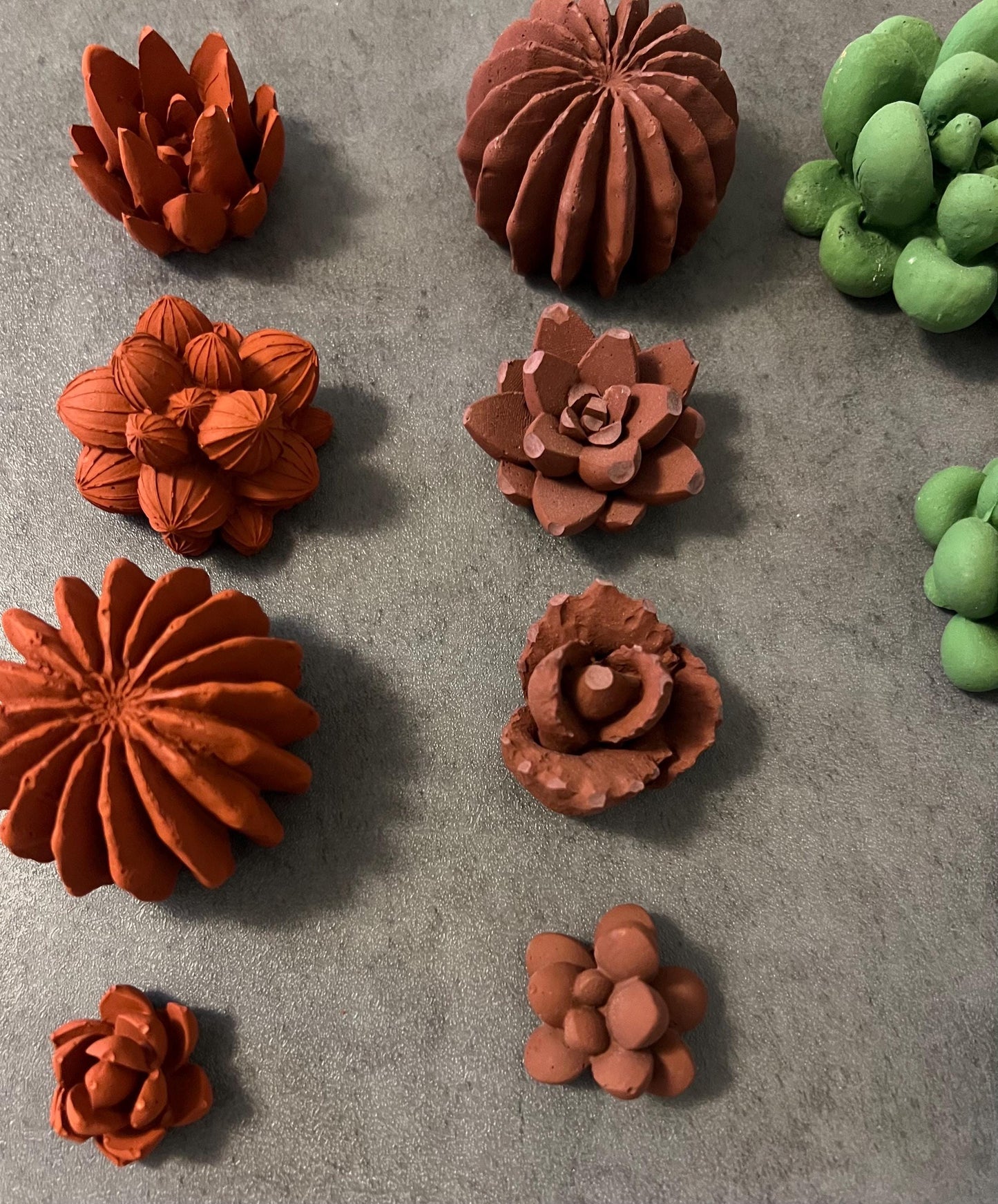 Cement Succulent (15) plants | Flowers | fake plants | Succulent | Fairy planter | Cement Decor | Cactus | Fake Flowers | Garden | Gift