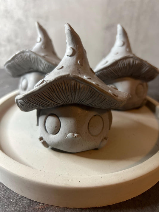 Cement Mushroom Garden Decor
