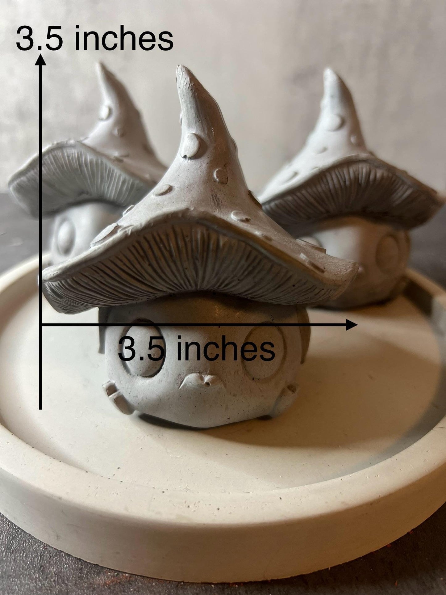 Cement Mushroom Garden Decor