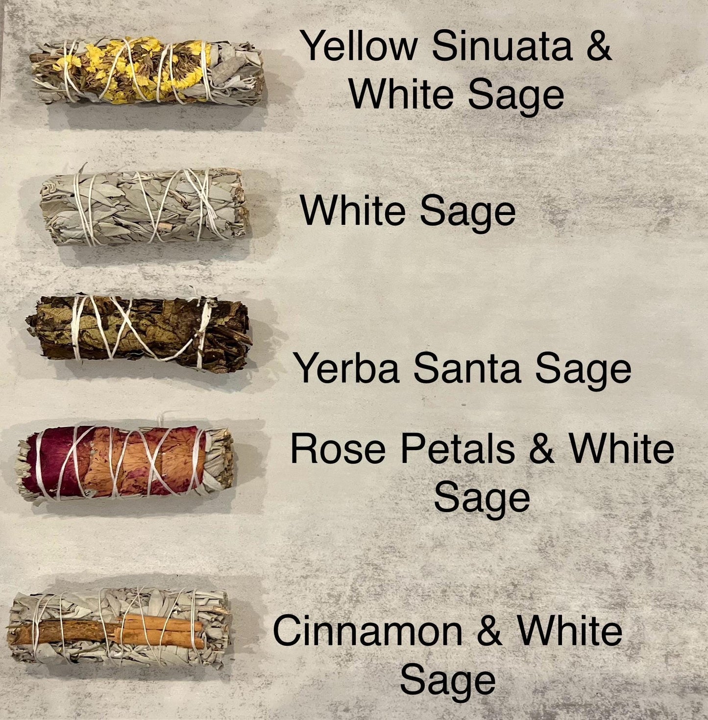Sage Smudge Variety Pack: Cleansing Herbs, 4 Inch