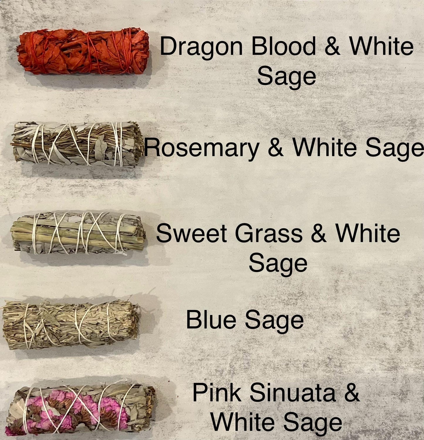 Sage Smudge Variety Pack: Cleansing Herbs, 4 Inch