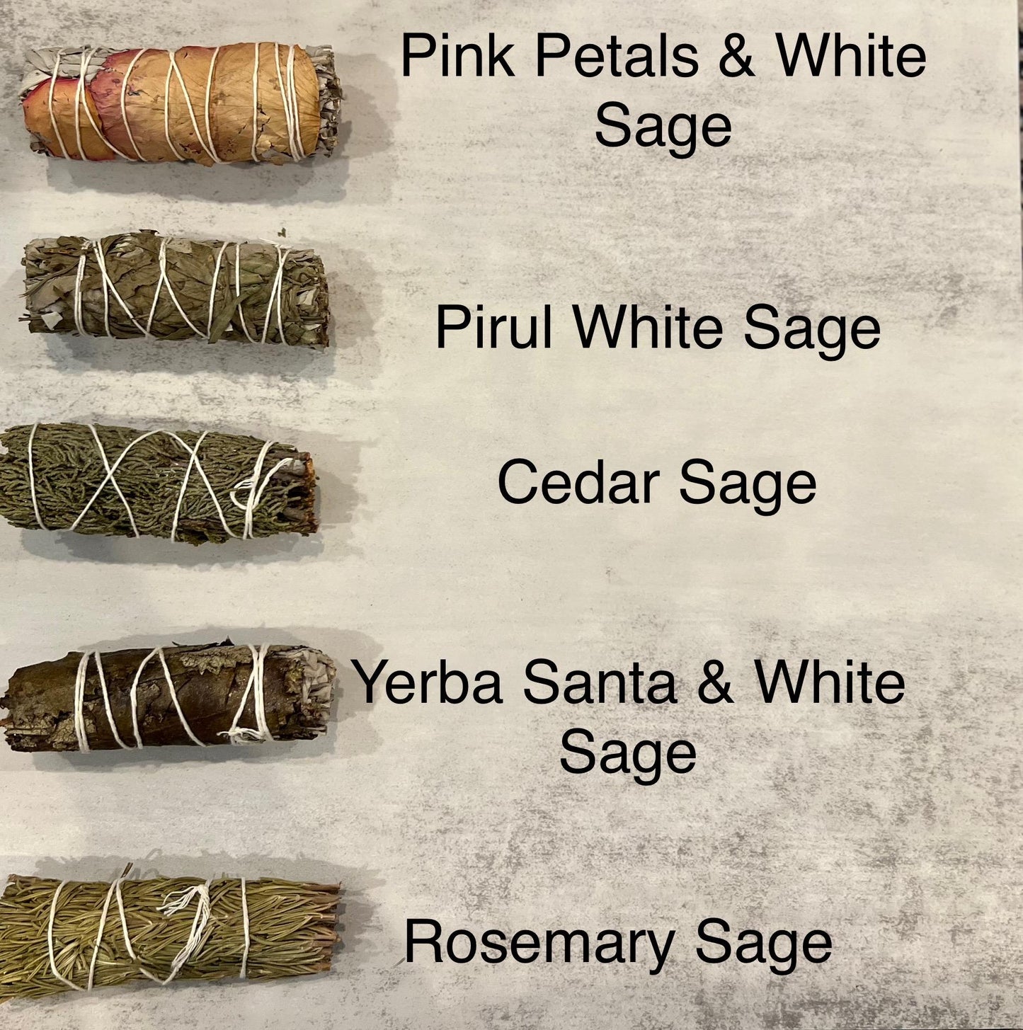 Sage Smudge Variety Pack: Cleansing Herbs, 4 Inch