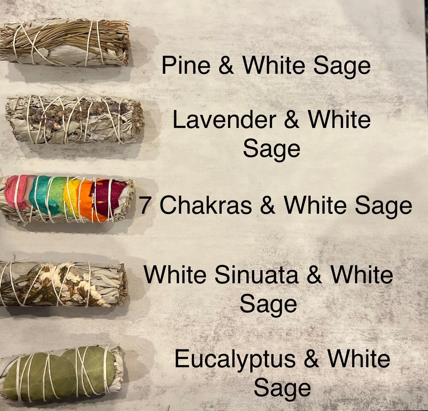 Sage Smudge Variety Pack: Cleansing Herbs, 4 Inch