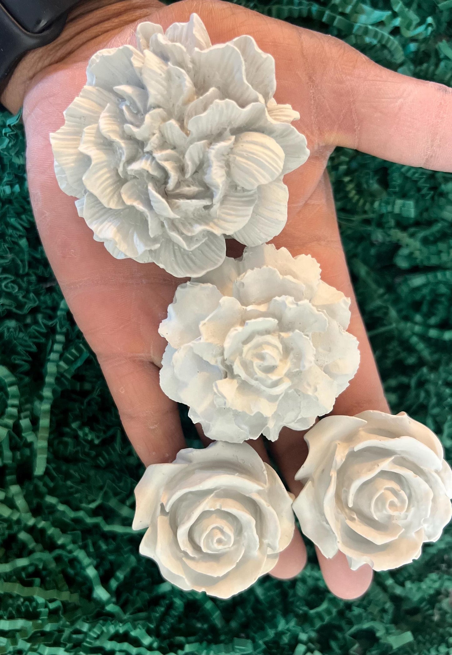 Cement Flowers  (10)
