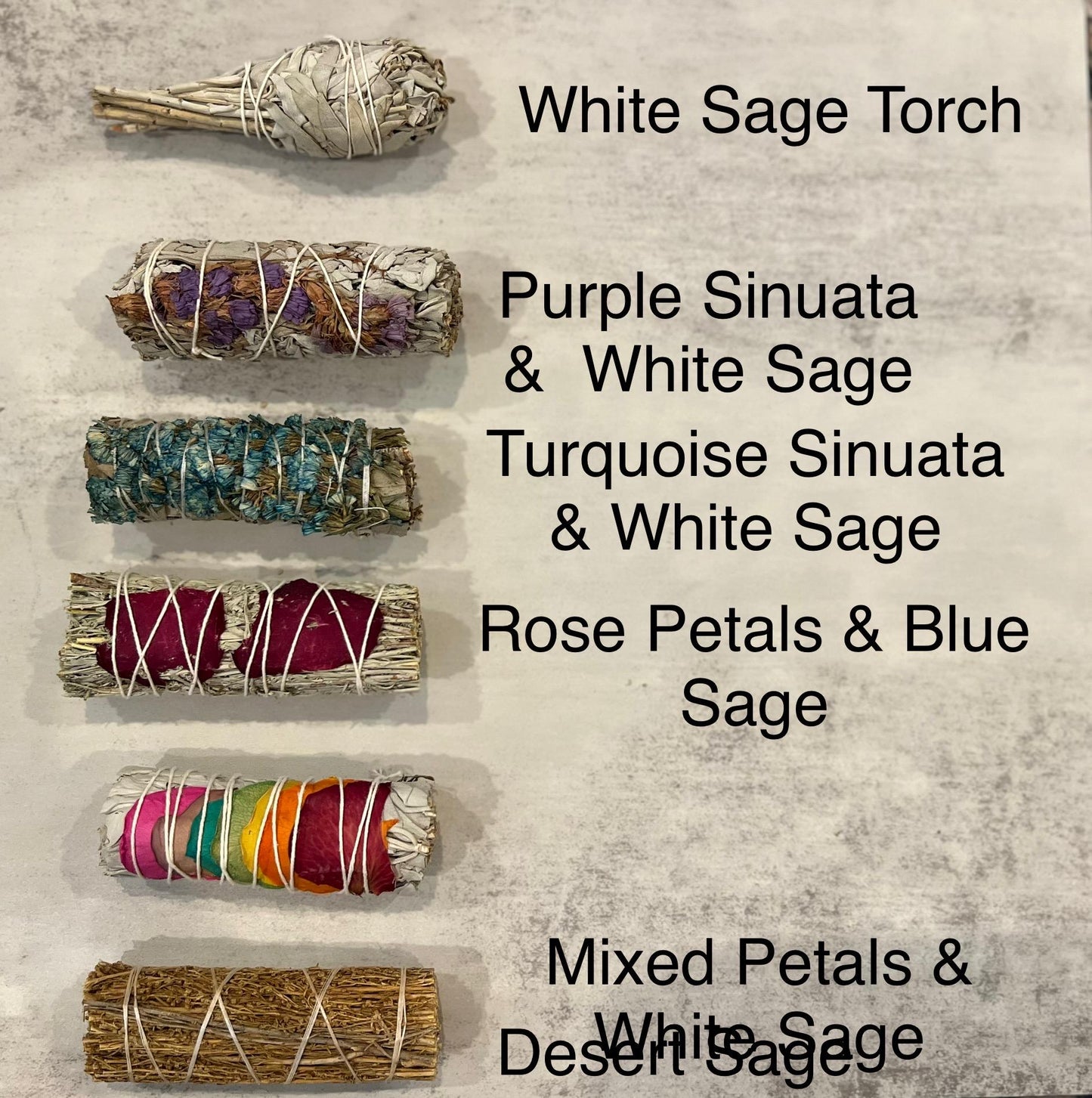 Sage Smudge Variety Pack: Cleansing Herbs, 4 Inch