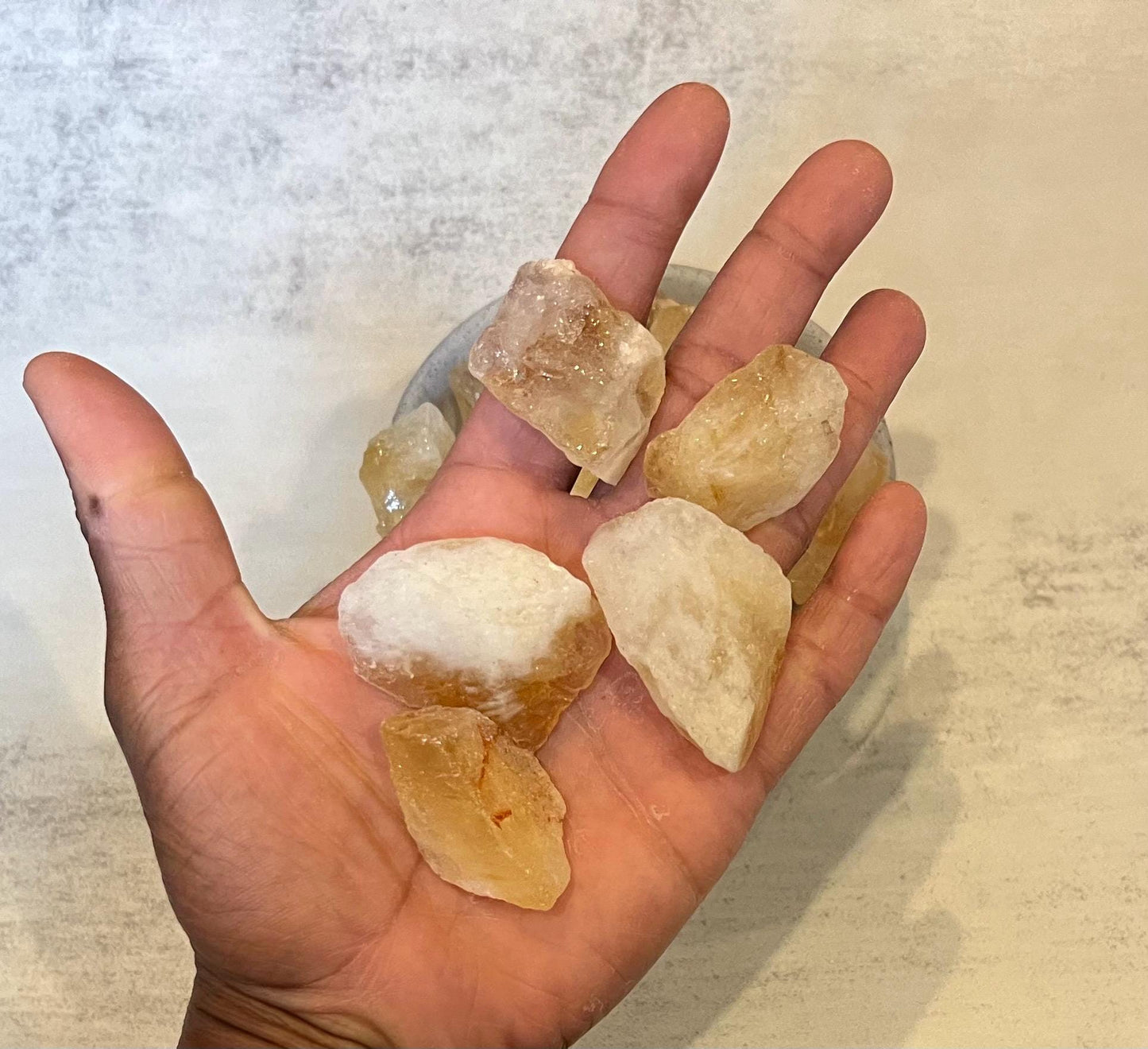 Raw Citrine Crystals | Citrine | Citrine | Crystal Cluster | Energy Stone | Energy Crystal