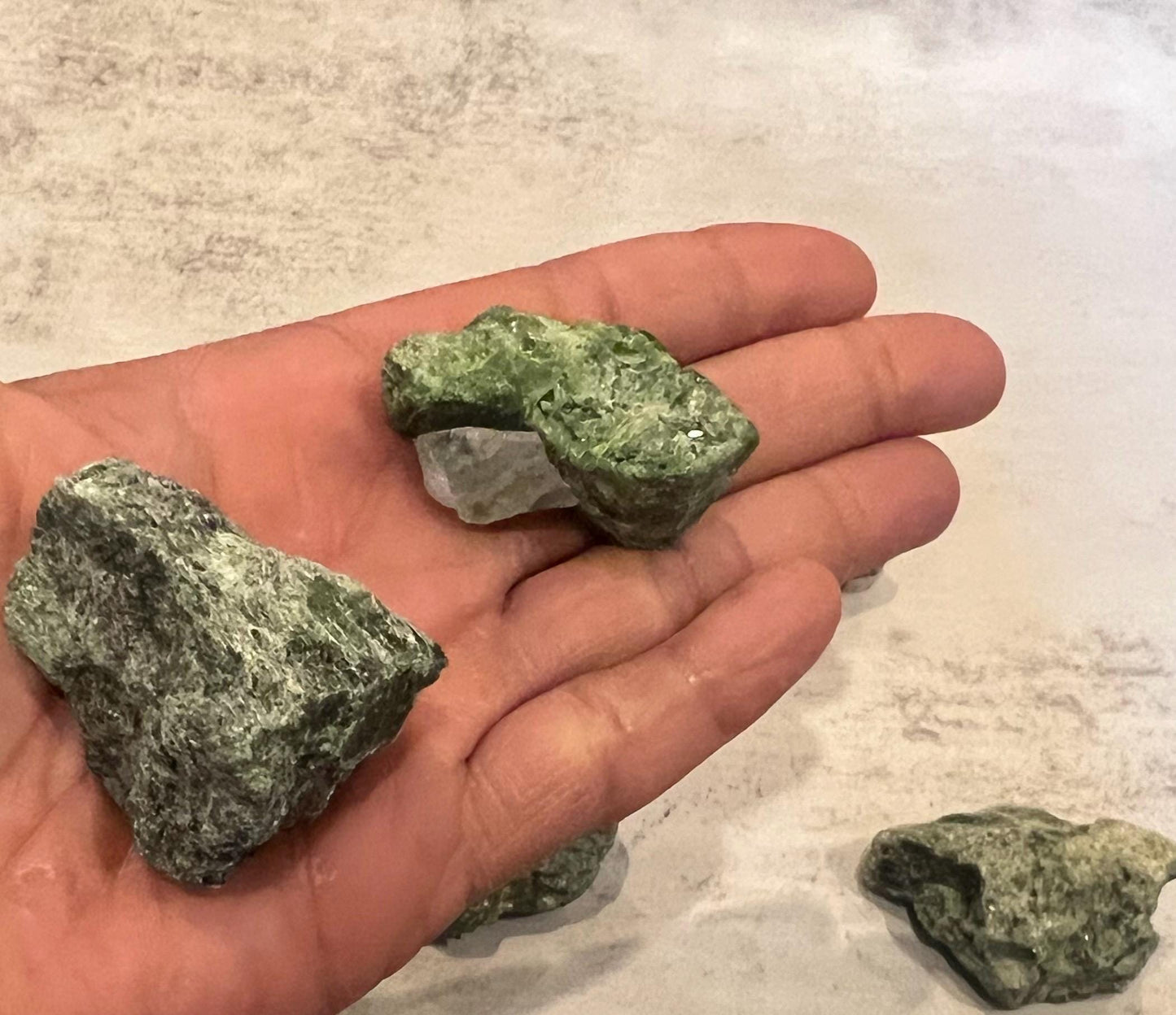 Rough Green Diopside