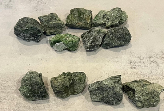 Rough Green Diopside