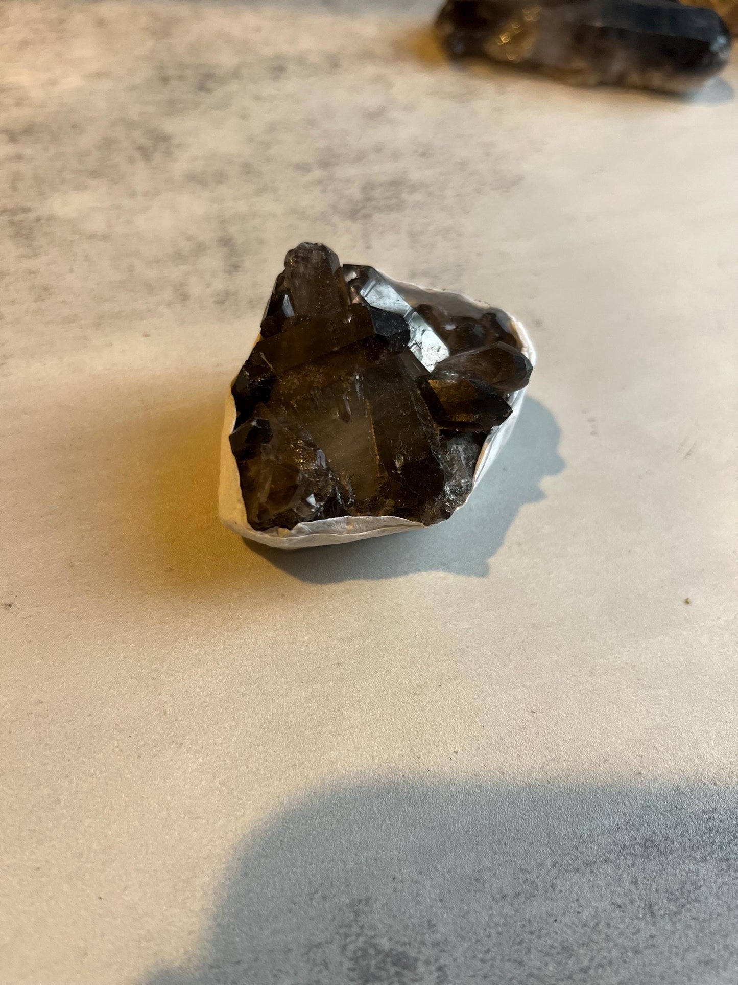 Smoky Quartz Cluster