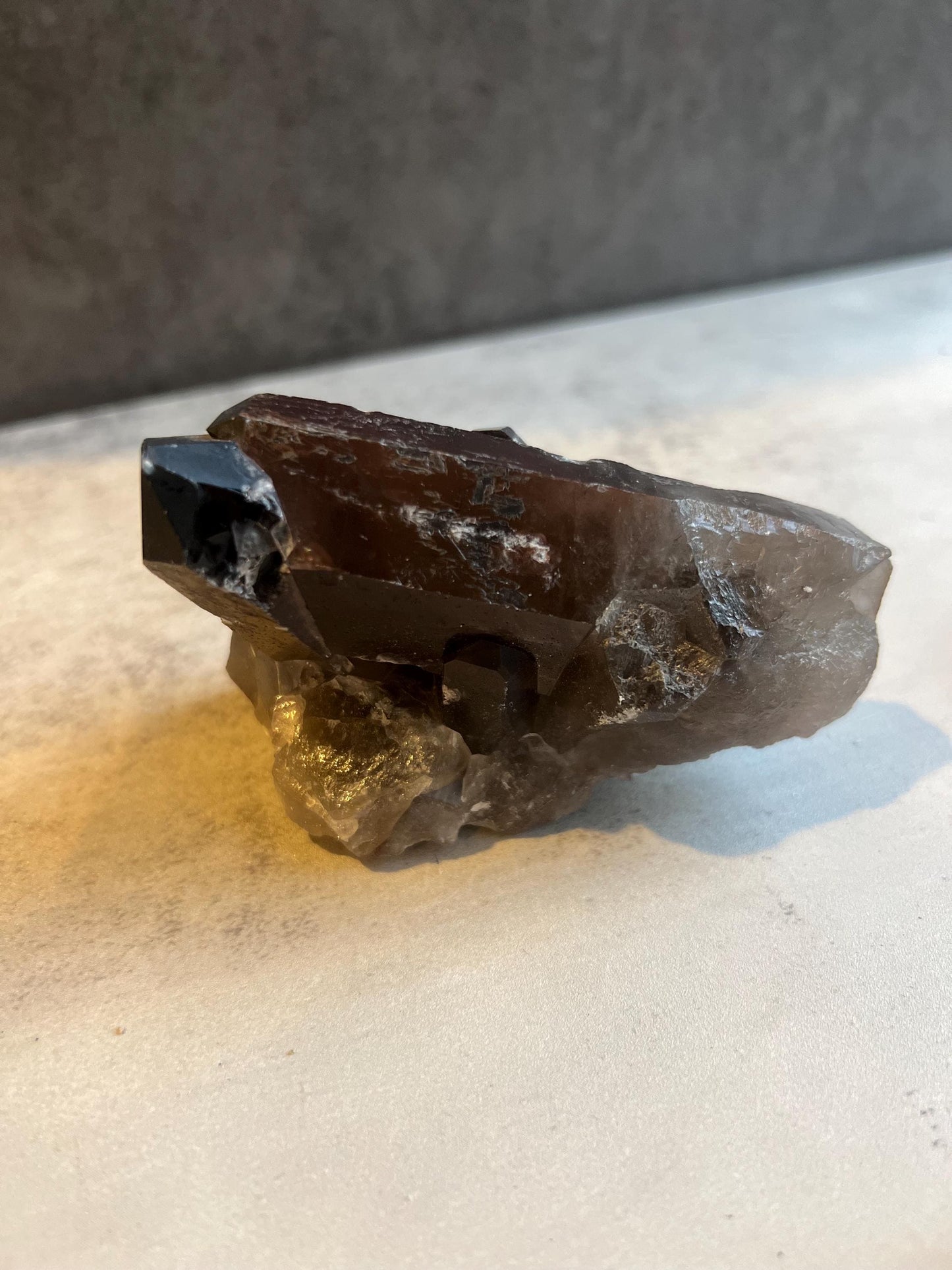 Smoky Quartz Cluster