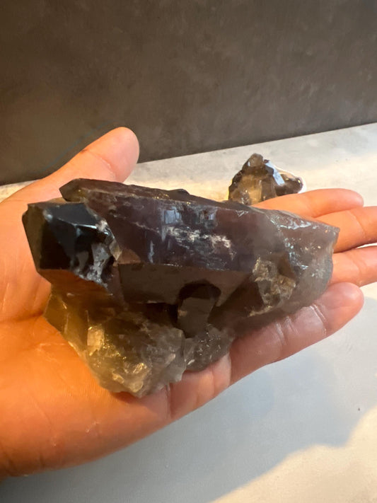 Smoky Quartz Cluster